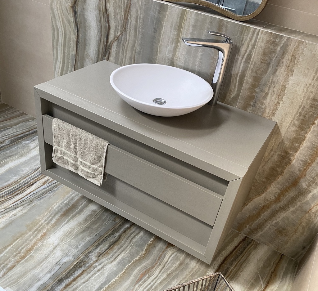 Bază mobilier baie suspendată DALET Zen, 1 sertar, 100 cm