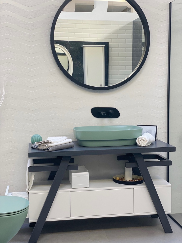 Bază mobilier baie stativă DALET Stay, 3 sertare, 120 cm