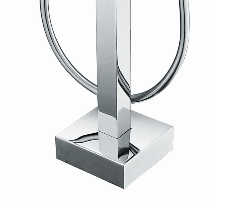 Baterie cadă freestanding DALET Square, montaj pe pardoseală, robinet baie