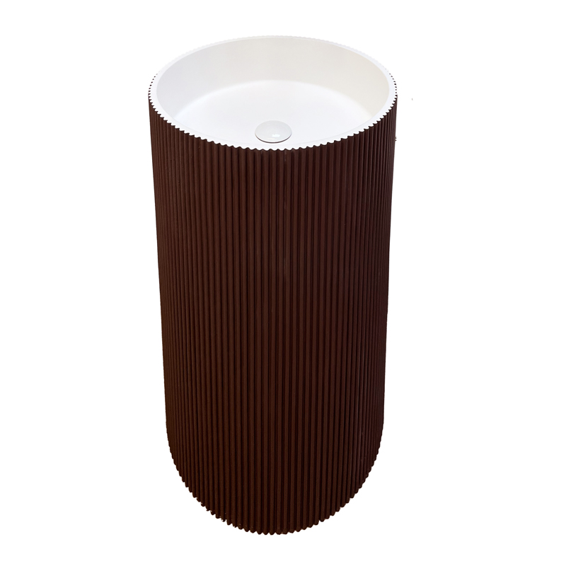 Lavoar freestanding DALET Pandora, compozit, Ø 45 cm, chiuvetă baie