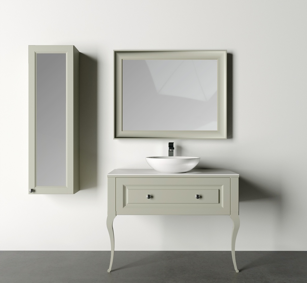 Bază mobilier baie stativă DALET Silver, tei masiv, sabbia