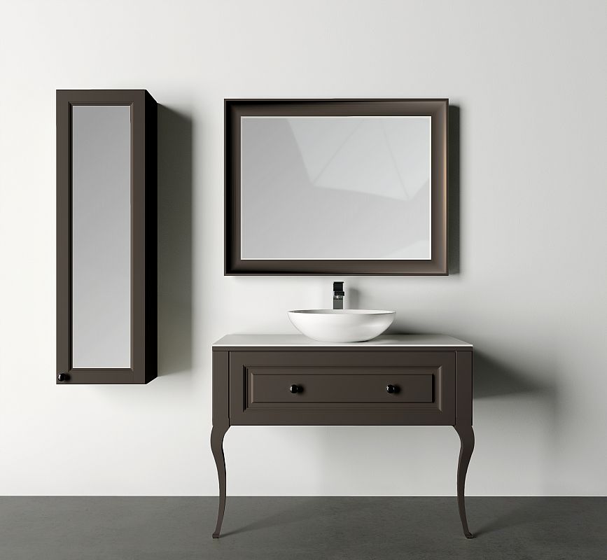 Bază mobilier baie stativă DALET Silver, stejar masiv natur
