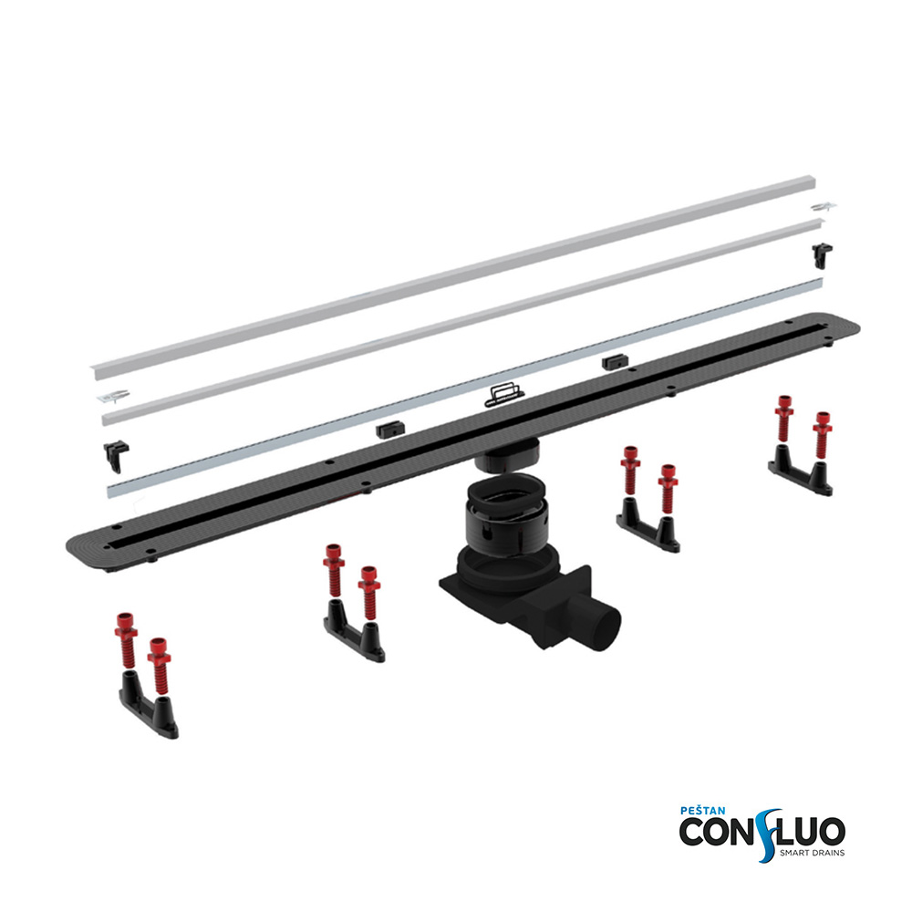 Rigolă duș DALET Confluo Slim Line, 55 cm
