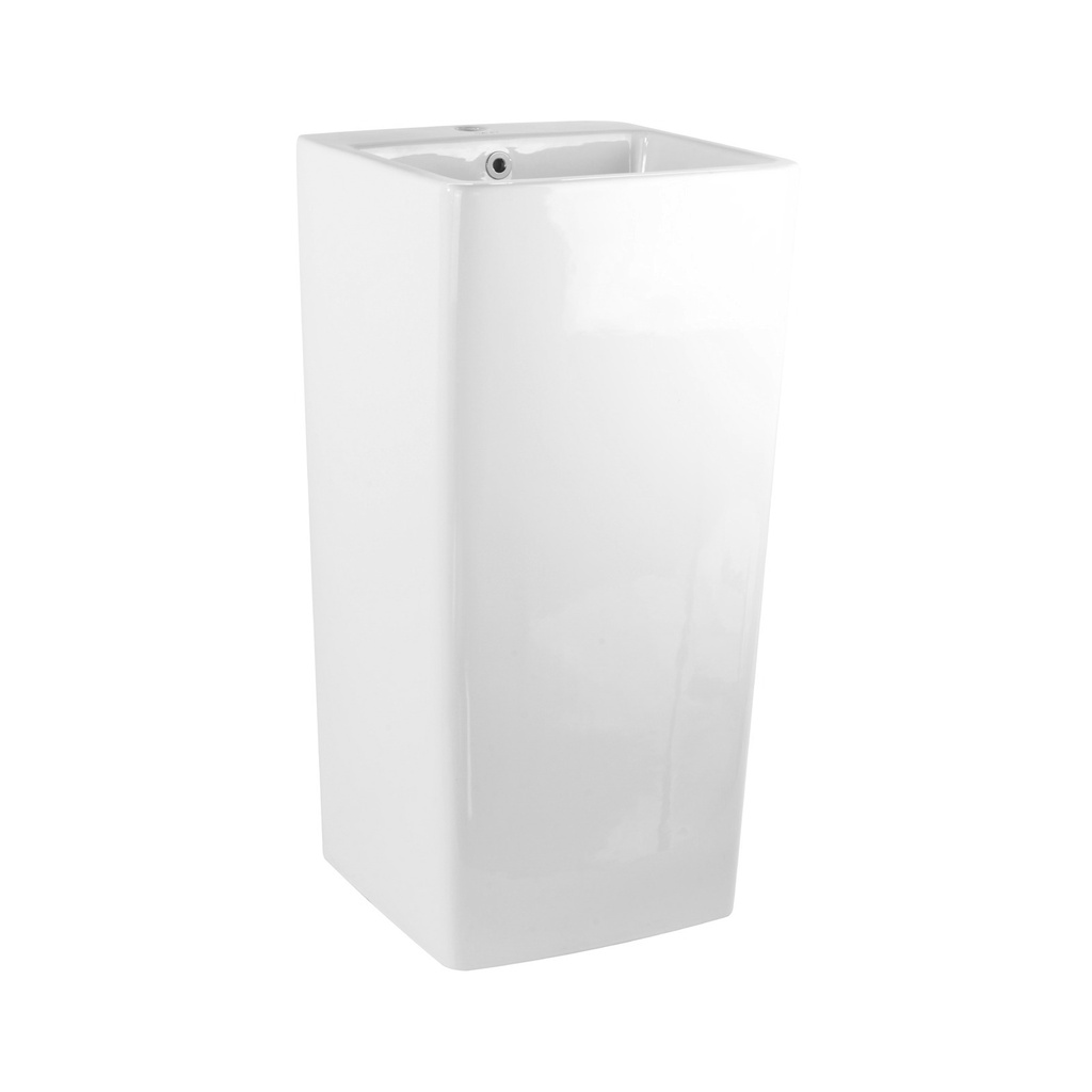 [OS35189] Lavoar freestanding DALET Square, ceramică, alb lucios, 40 x 40 cm