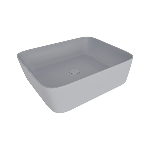 Lavoar pe blat DALET Pure, ceramică, 48 x 37 cm, design Karim Rashid