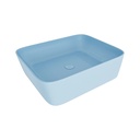Lavoar pe blat DALET Pure, ceramică, 48 x 37 cm, design Karim Rashid