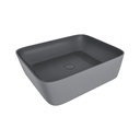 Lavoar pe blat DALET Pure, ceramică, 48 x 37 cm, design Karim Rashid