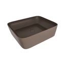 Lavoar pe blat DALET Pure, ceramică, 48 x 37 cm, design Karim Rashid