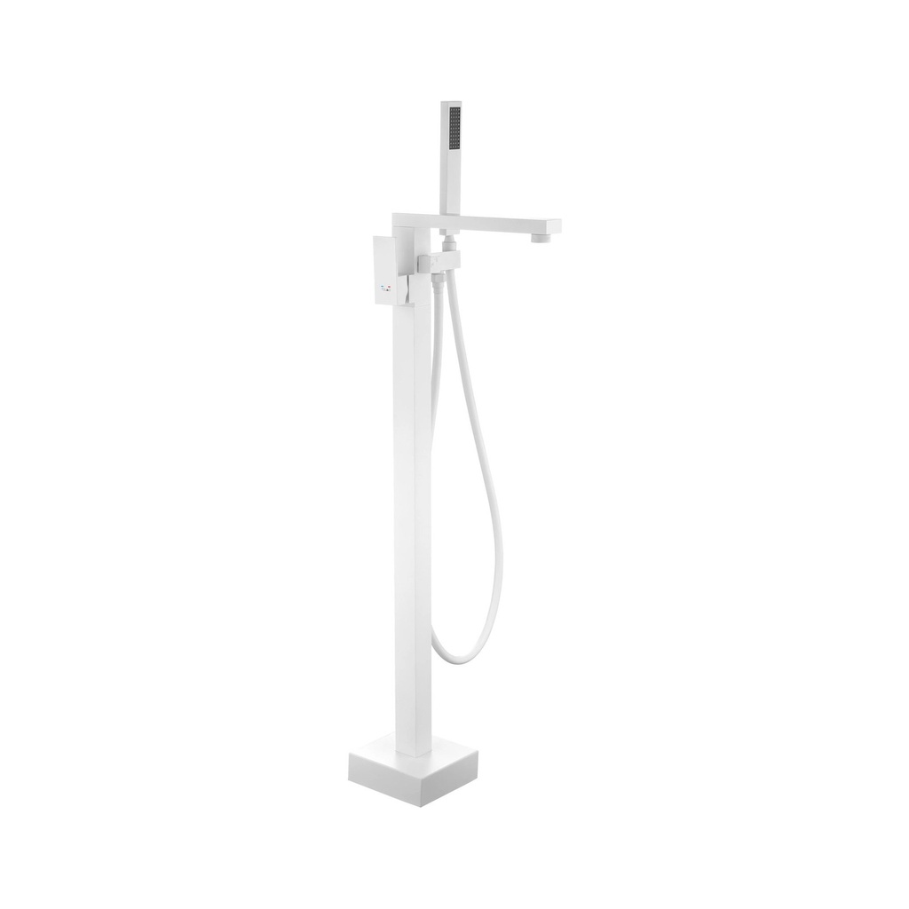 Baterie cadă freestanding DALET Square, montaj pe pardoseală, robinet baie
