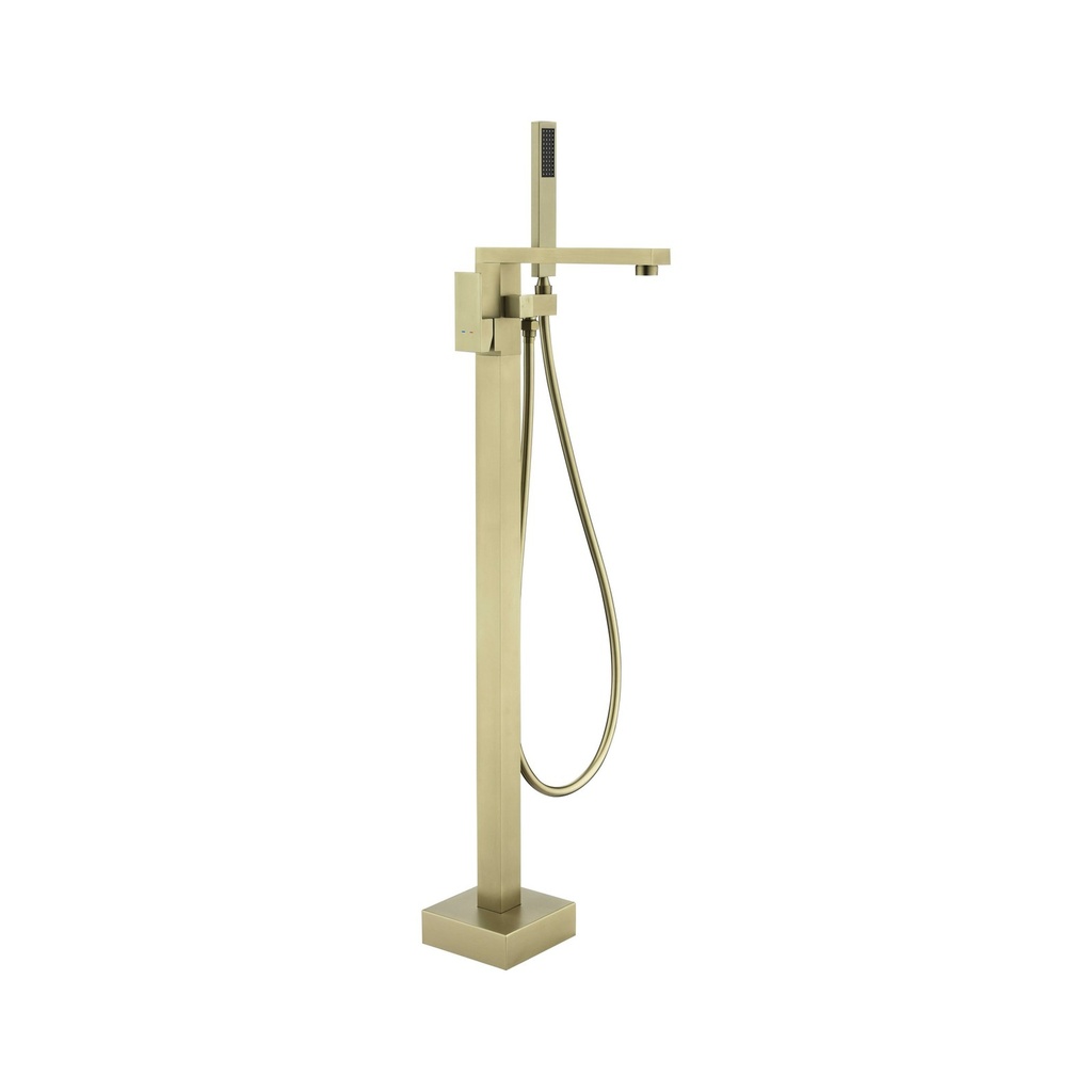 Baterie cadă freestanding DALET Square, montaj pe pardoseală, robinet baie