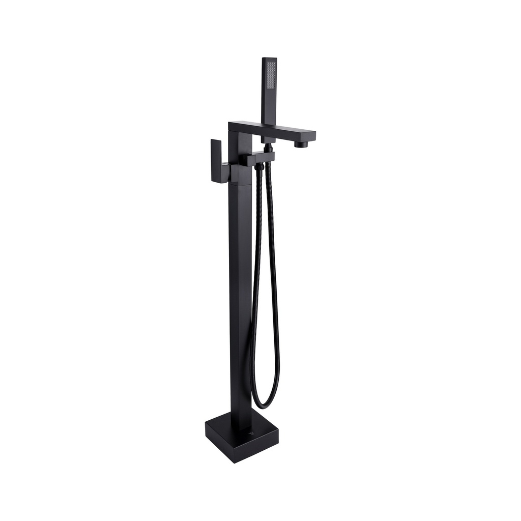 Baterie cadă freestanding DALET Square, montaj pe pardoseală, robinet baie
