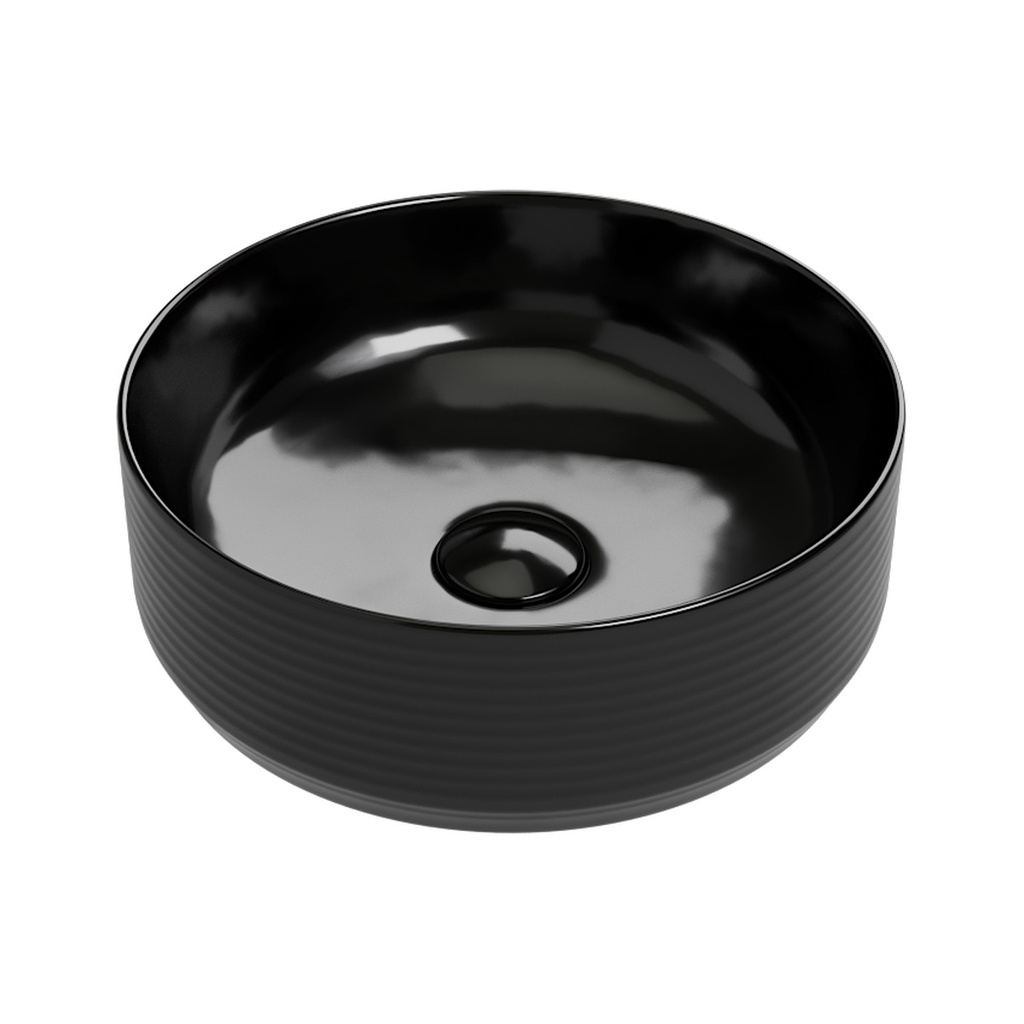 Lavoar pe blat DALET Moon, ceramică, 35,8 x 35,8 cm, chiuvetă baie