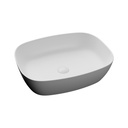 Lavoar pe blat DALET Pearl, ceramică, 50,5 x 40,5 cm