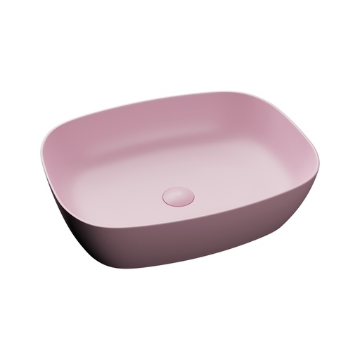 Lavoar pe blat DALET Pearl, ceramică, 50,5 x 40,5 cm
