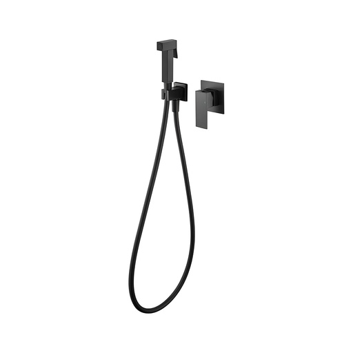 Set duș igienic DALET Square, încastrat, cu baterie monocomandă