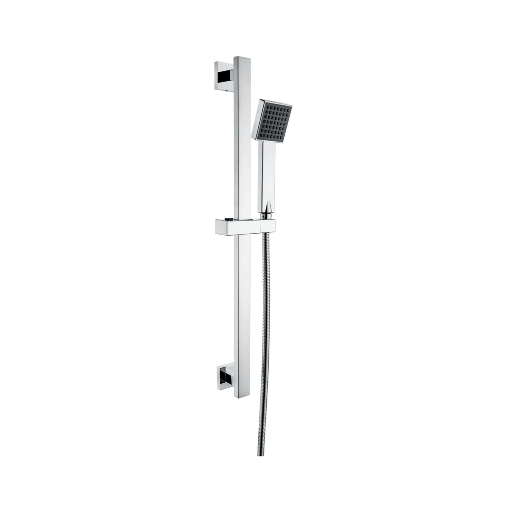 [BS40293] Set duș cu bară DALET Square, montaj aplicat (crom)