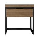 Bază mobilier baie stativă DALET Frame, stejar masiv gri, 80 sau 100 cm