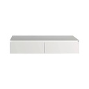 Bază mobilier baie suspendată DALET Slim Lux, alb mat, 120 sau 160 cm