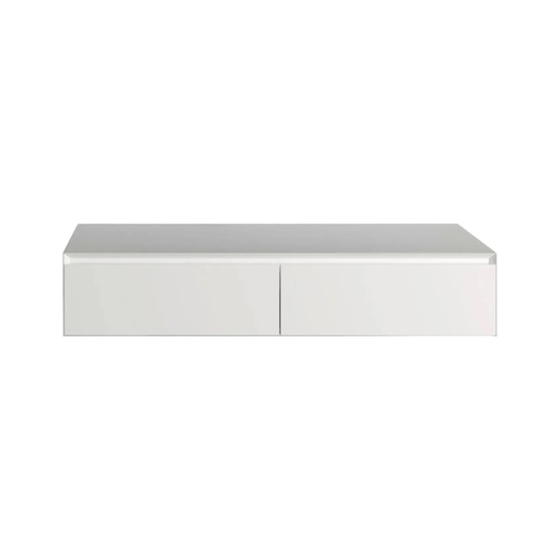 Bază mobilier baie suspendată DALET Slim Lux, alb mat, 120 sau 160 cm