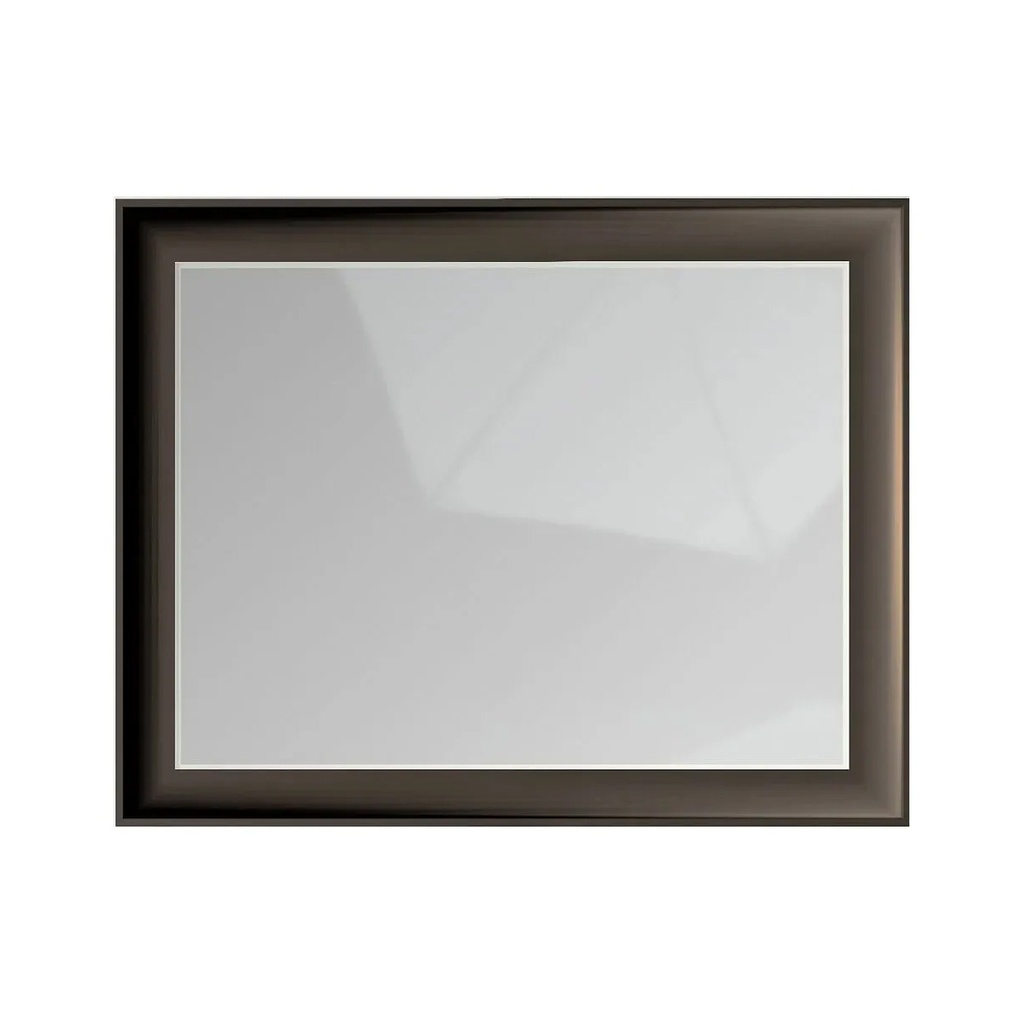 Oglindă baie DALET Silver, stejar masiv, 80 x 80 sau 100 x 80 cm