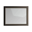 Oglindă baie DALET Silver, stejar masiv, 80 x 80 sau 100 x 80 cm