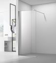 Paravan duș walk-in DALET Quadra, sticlă 8 mm, profil crom, 80, 90 sau 100 cm
