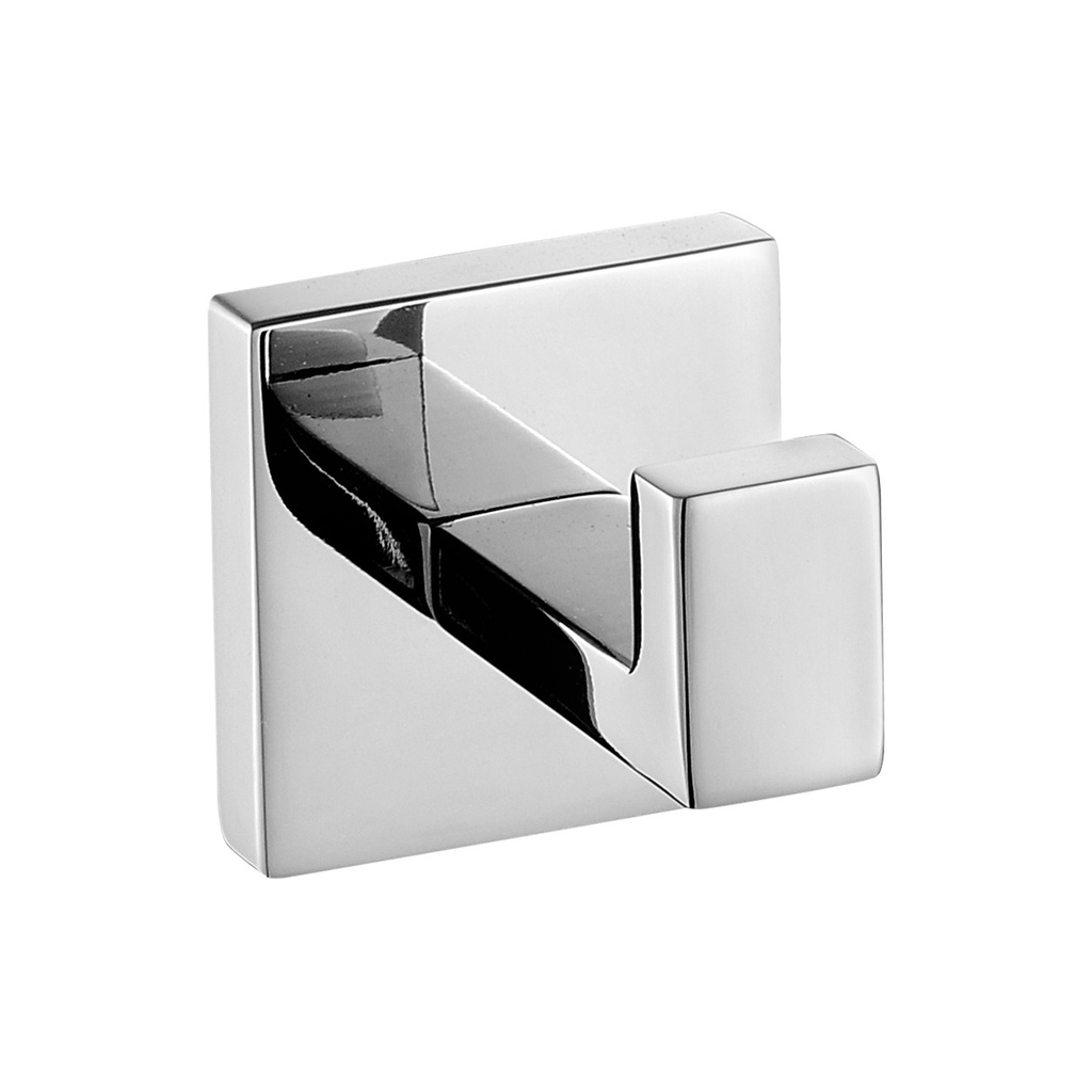 [AB25833] Cuier baie DALET Square, simplu (crom)