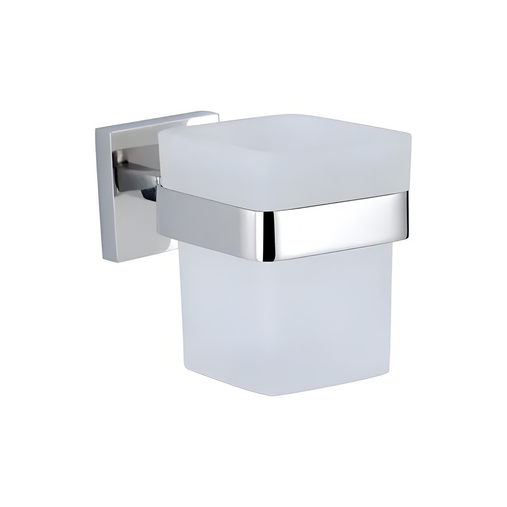 [AB25831] Suport pahar DALET Square, de perete (crom)