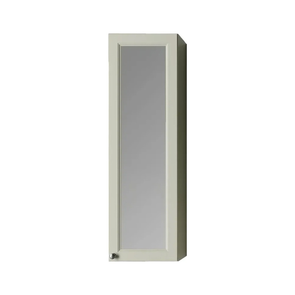 [MF1229] Dulap baie suspendat DALET Silver, cu oglindă, tei masiv sabbia, înălțime 130 cm