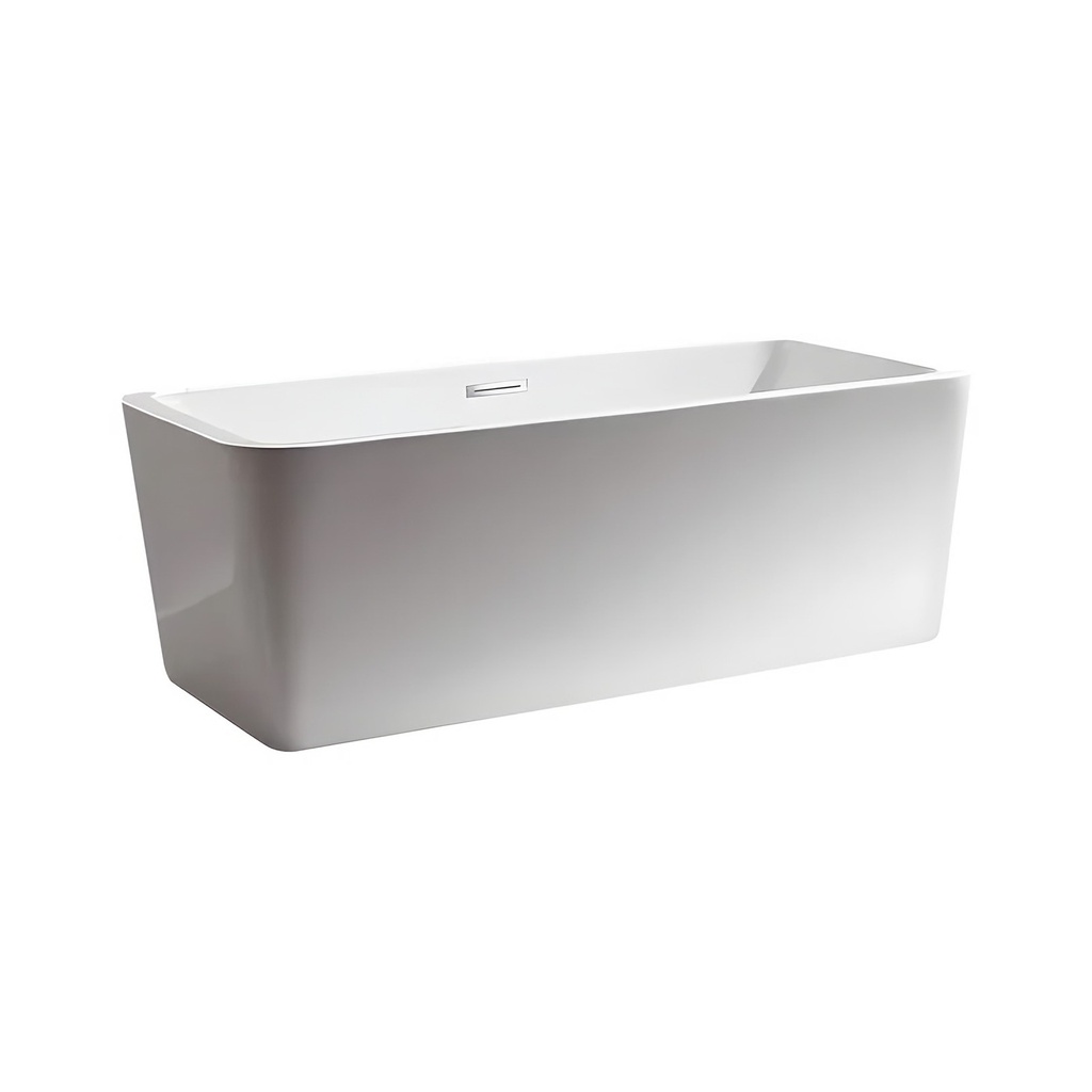 [CH101719] Cadă freestanding DALET Square, acril, albă, 170 x 80 cm