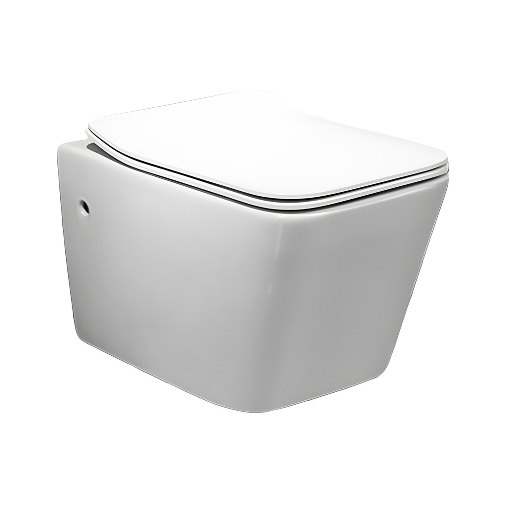 [WC32] Vas WC suspendat DALET Modena, alb lucios, cu capac soft close