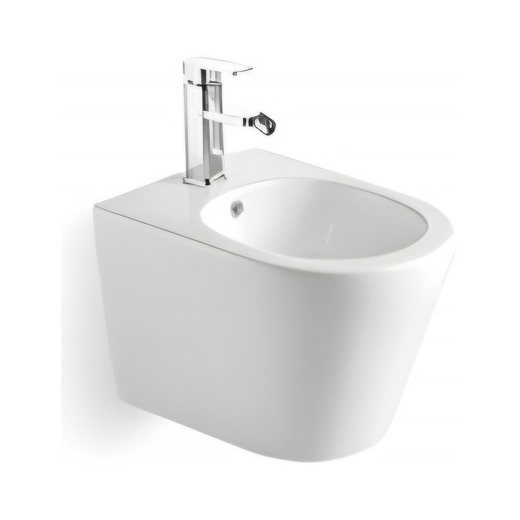 [BI63] Bideu suspendat DALET Novela, ceramică, alb lucios