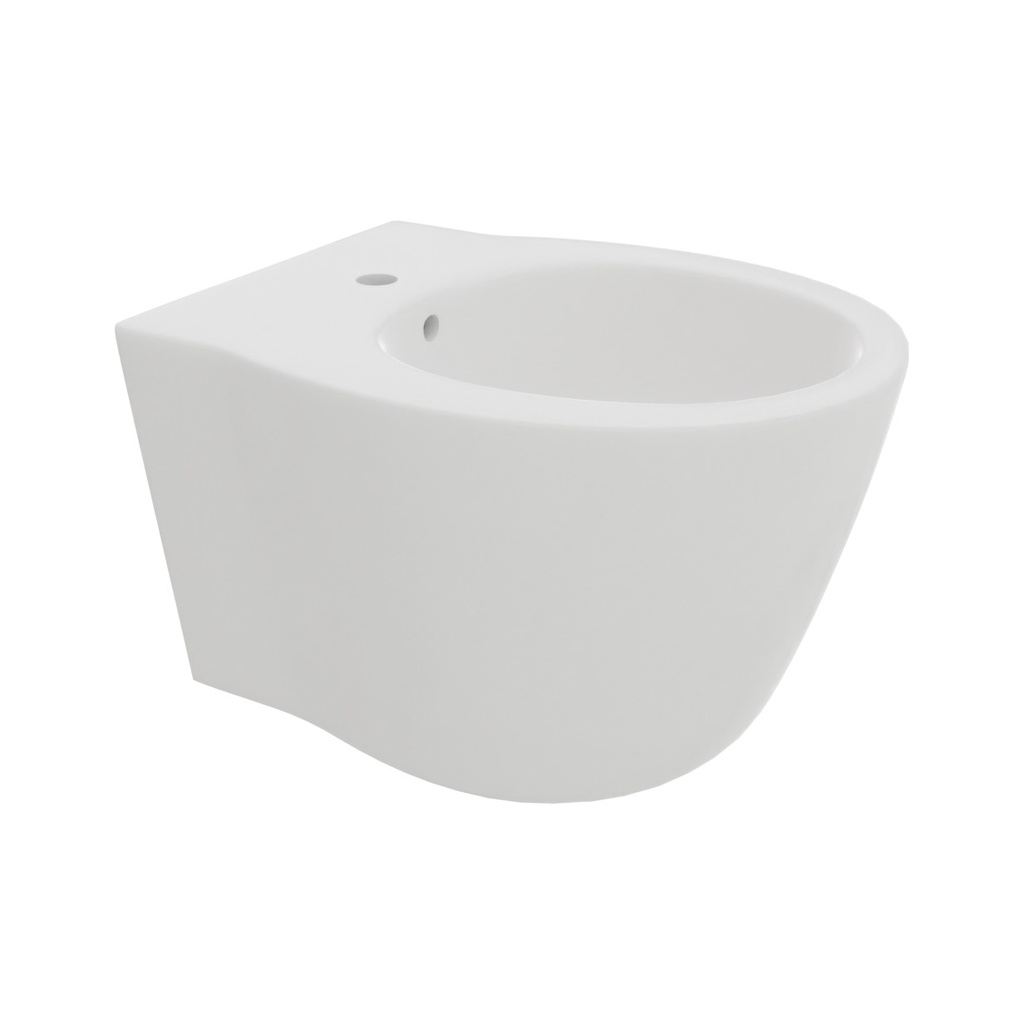 [BI67] Bideu suspendat DALET Thebe, ceramică, alb lucios