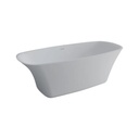 Cadă freestanding DALET Mimas, compozit, albă, 180 x 78 cm