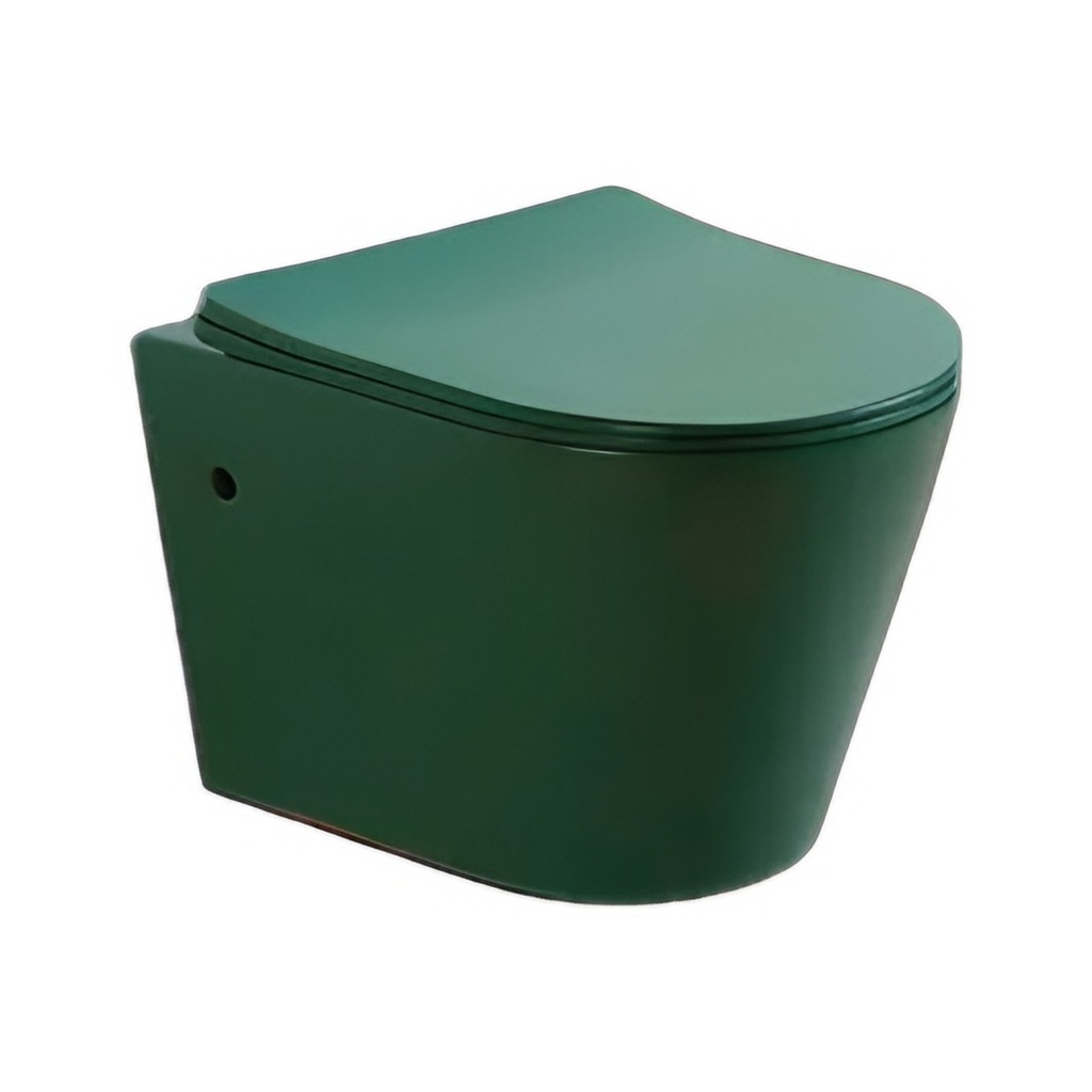 [WC223] Vas WC suspendat DALET Novela, verde mat