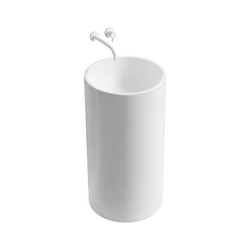 Lavoar freestanding DALET, ceramică, alb, 46 x 46 cm