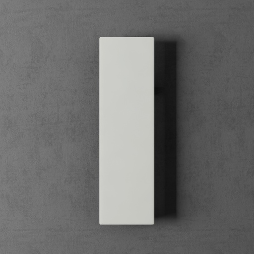 Calorifer decorativ Ecoplate, alb mat, 100 cm