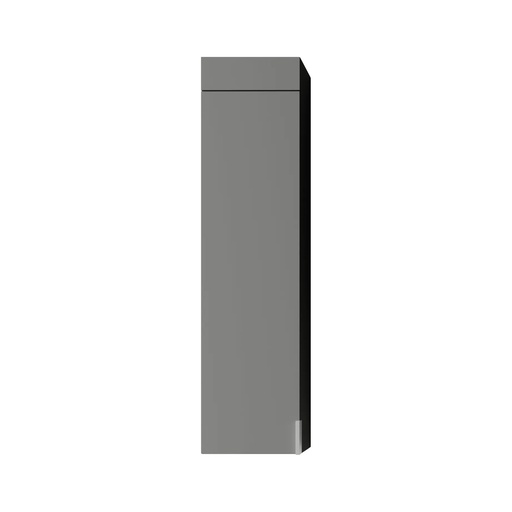 Dulap baie suspendat DALET Fold, gri diamant, înălțime 120 cm