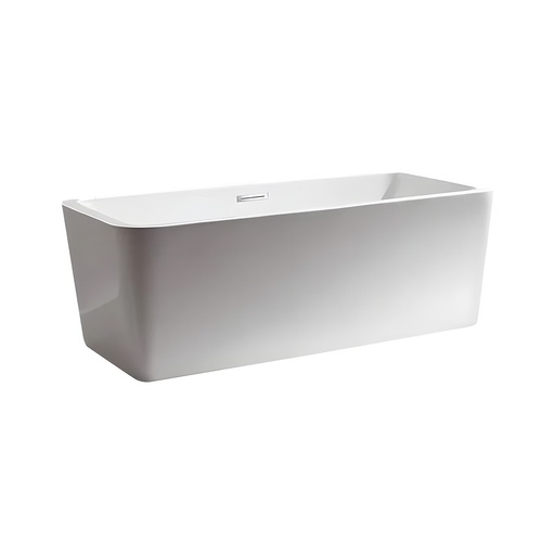 Cadă freestanding DALET Square, acril, albă, 170 x 80 cm