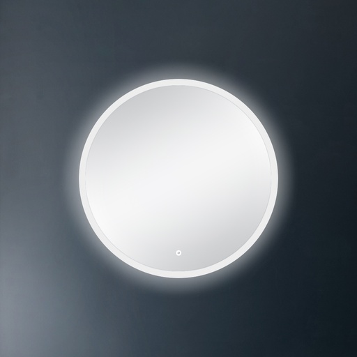 Oglindă baie cu LED DALET Rondo, rotundă, Ø 80 cm, cu dezaburire