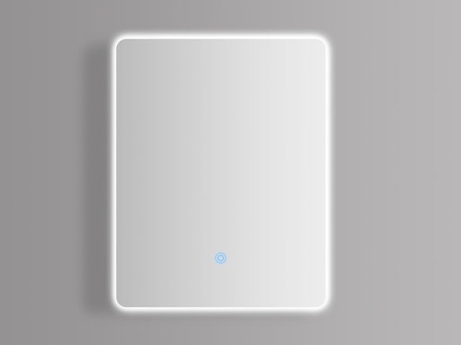 Oglindă baie cu LED DALET Quadra, dreptunghiulară, 70 x 90 cm, cu dezaburire