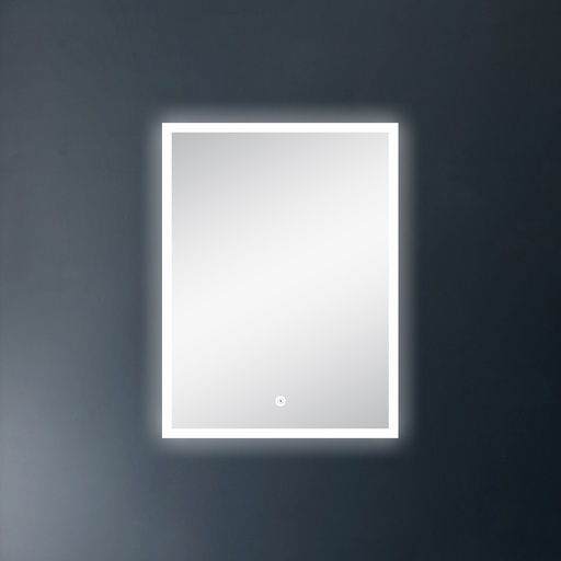Oglindă baie cu LED DALET Square V, dreptunghiulară, 60 x 80 cm, cu dezaburire
