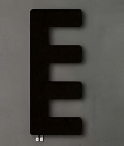 Calorifer decorativ DALET Eco E, negru mat, 100 cm