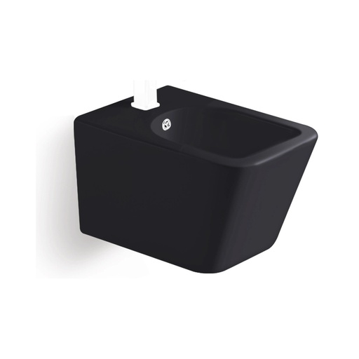 Bideu suspendat DALET Modena BM, ceramică, negru mat