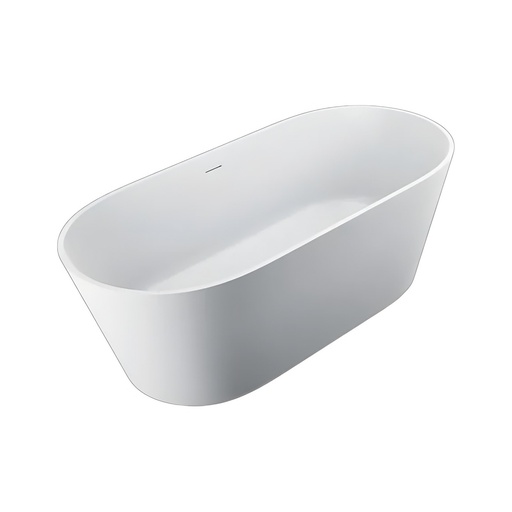 Cadă freestanding DALET Dione, compozit, albă, 160 x 75 cm