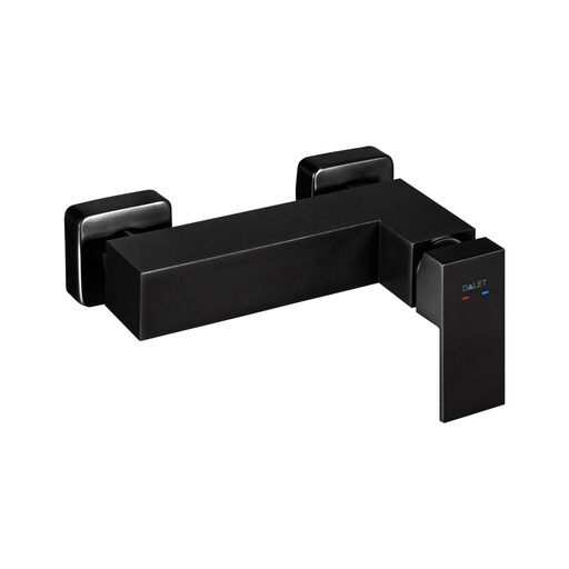 Baterie duș DALET Square, monocomandă, negru periat, cod BD331